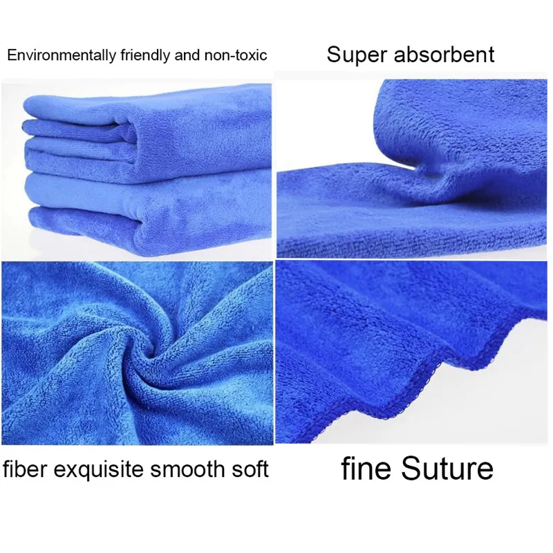 1 шт. уплотненная микрофибра для чистки авто мягкая ткань мытья тряпка полотенец