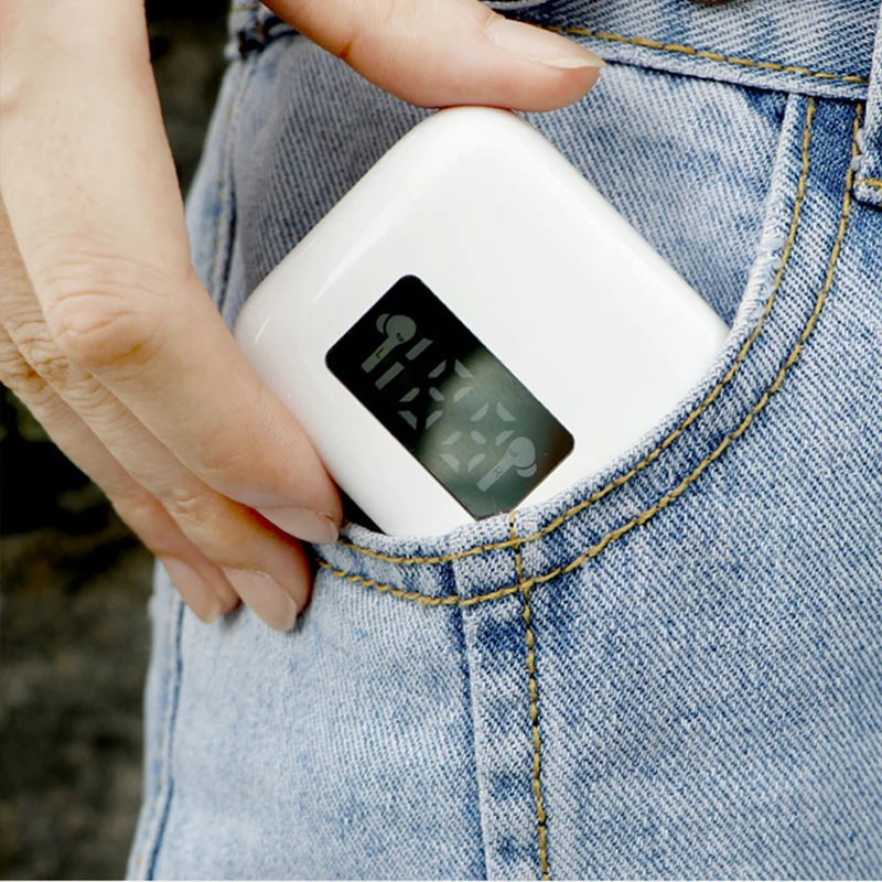 

Bluetooth 5.2 Wireless Earphones HD Stereo Sound Music Earbuds LED digital display Touch-Control Sport Headset For Android IOS