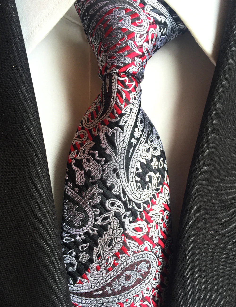 

8cm New Designer's Men Ties Personality Paisley Necktie for Wedding Party