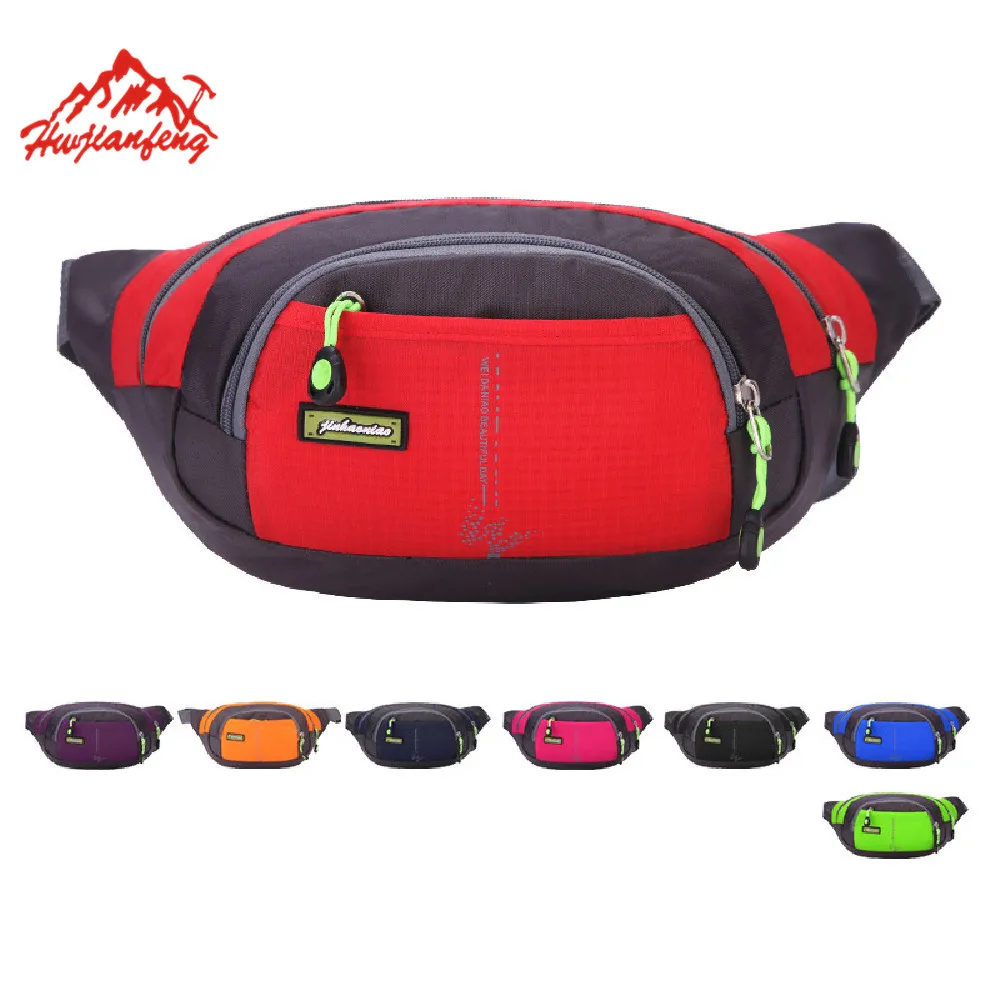 Уличные сумки для бега поясной ремень большой емкости водонепроницаемый нейлон
