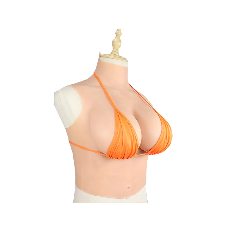 Силиконовые наполовину формы груди C образной искусственные для трансвеститов