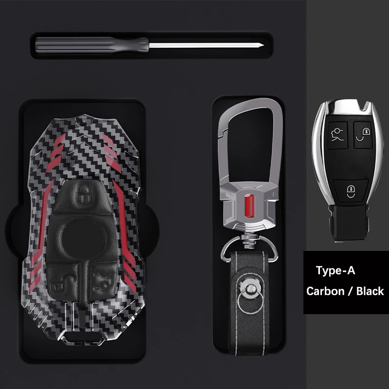 

Car Key Case Cover For Mercedes Benz C E S Class W203 W204 W205 W211 W212 W213 W220 W221 W222 E43 E300 E400 W213 E200 E260 E320