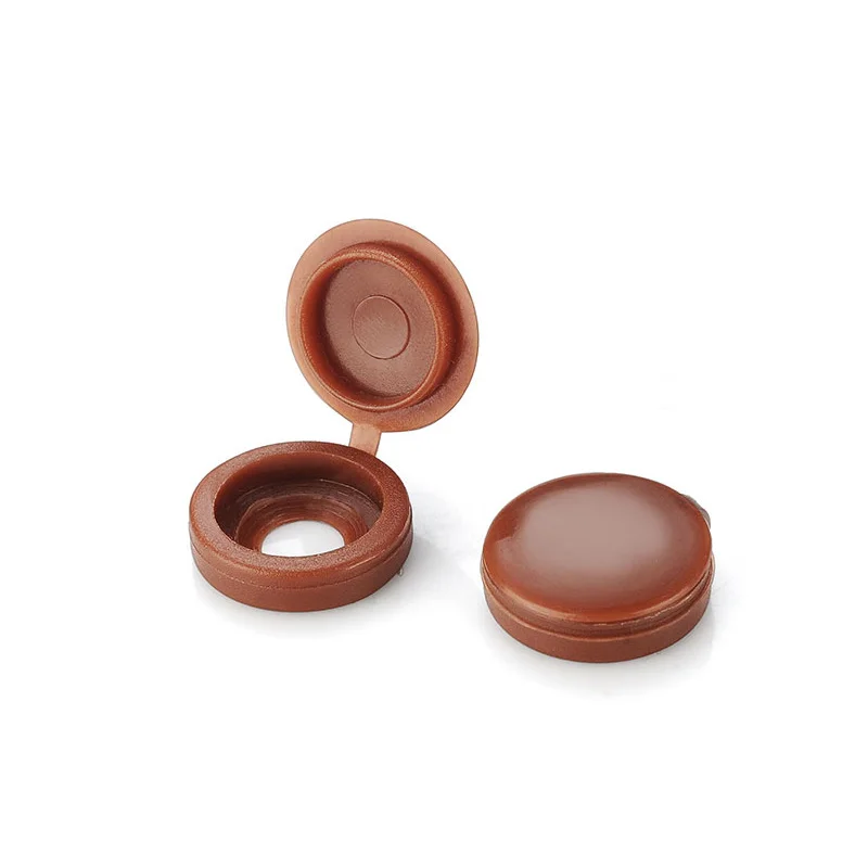 100 шт. откидной Пластик винт Кепки крышка раза кнопки защитный кнопка для