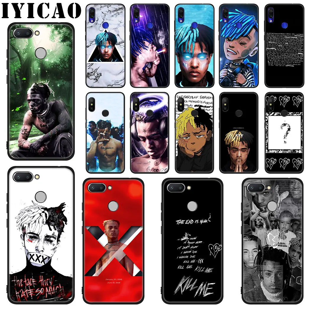 IYICAO реперские кепки XXXTentacion горячий мягкий силиконовый чехол для Xiaomi Redmi Go S2 K20 6 Pro