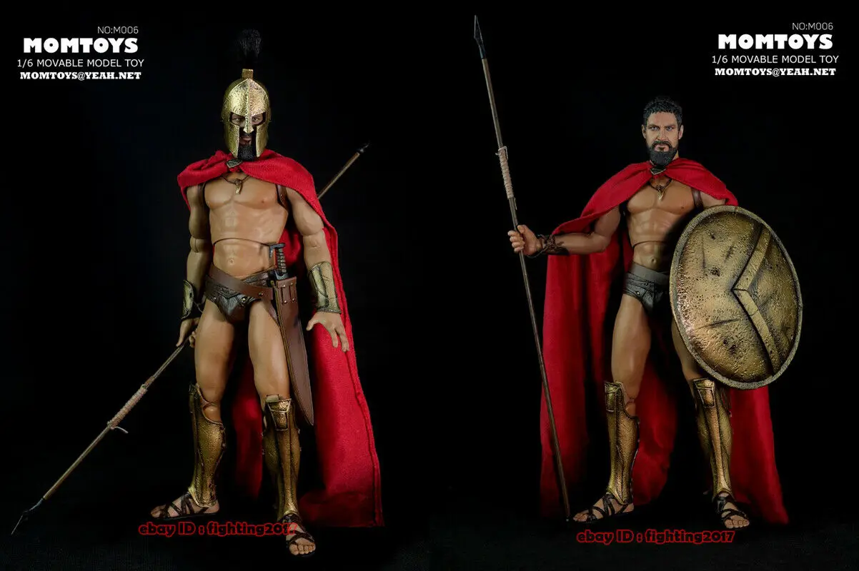 MOMTOYS древнегреческий воин Спартанский 300 король Спартак 1/6 фигура в