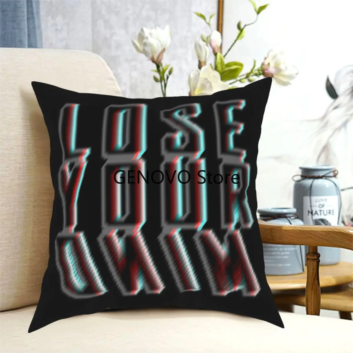 

Lose Your Mind Teen Wolf Square Pillow Case Cushions for Sofa Awesome Pillowcover Home Decor