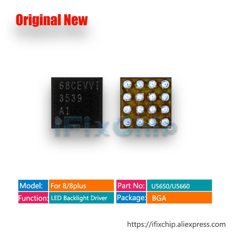 

20 шт./лот U5660 U5650 3539A1 для телефона 8/8plus/8 plus светодиодный драйвер подсветки IC чип LM3539 A1
