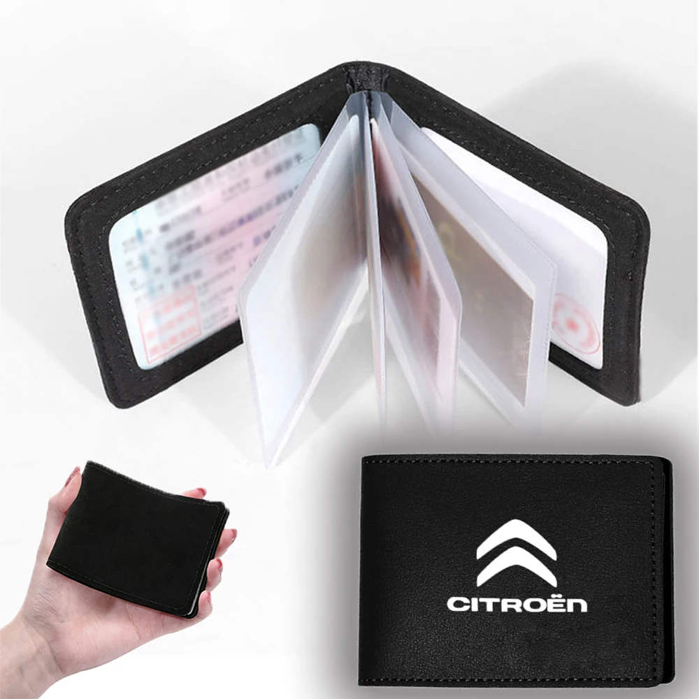 

Auto Styling Credit Card Case Purse Car Driver License Card Bag Wallet For Citroen C4 C1 C5 C3 C6 C8 DS C-ELYSEE VTS C4l Xantia