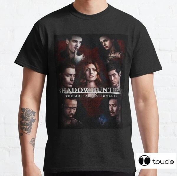 

Shadowhunters постер 1 Мужская футболка с забавным принтом шорты рукав футболка модные повседневные Топы И Футболки брендовая одежда унисекс хлоп...