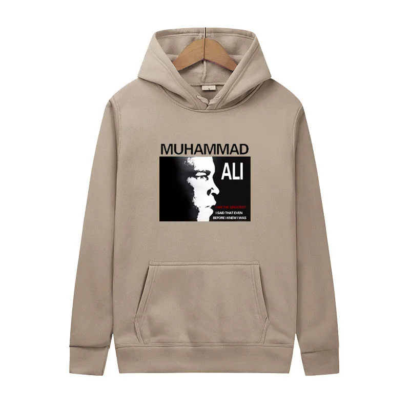 

Autumn winterFashion Muhammad Ali Men Tracksuits Sportswear Men's Leisure Hoddies Pullover Outwear Tracksuit Men Sweatshirt