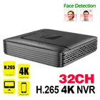 32CH 4K H.265 Mini CCTV NVR 16CH для IP-камеры 5 Мп 8 МП Поддержка распознавания лица видеорегистратор Система безопасности Onvif XMEYE APP