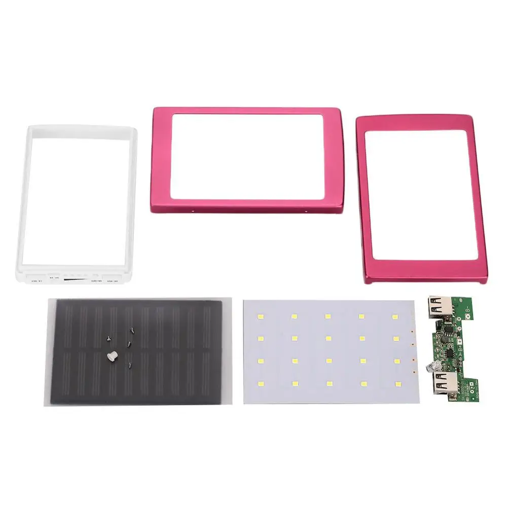 MVpower 5 цветов двойной USB LED PCBA печатная плата панель солнечной энергии DIY набор