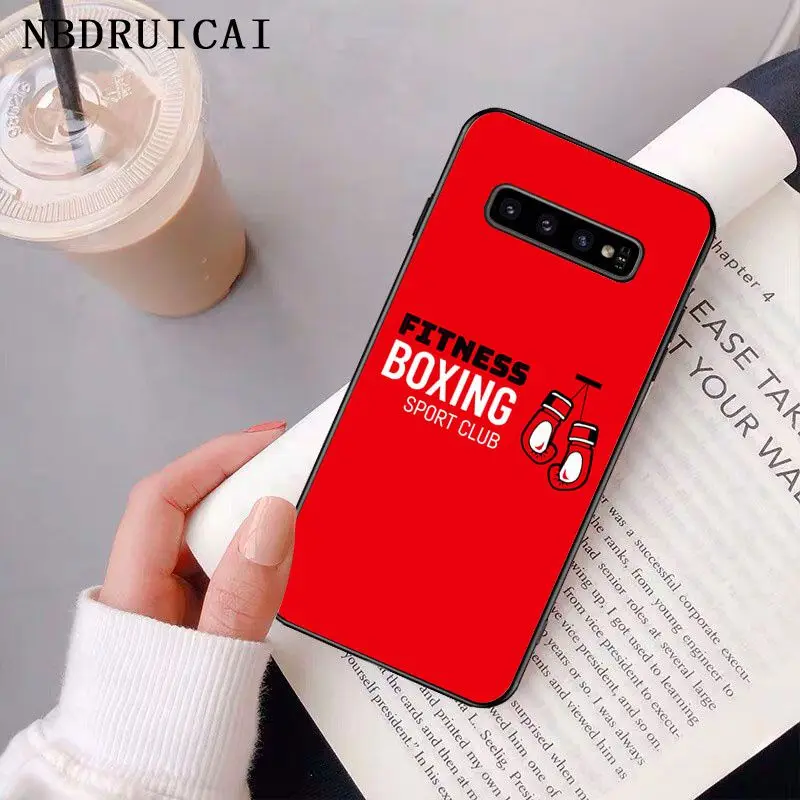 

NBDRUICAI Muay Thai Boxing Gloves High Quality Phone Case for Samsung S9 plus S5 S6 edge plus S7 edge S8 plus S10 E S10 plus