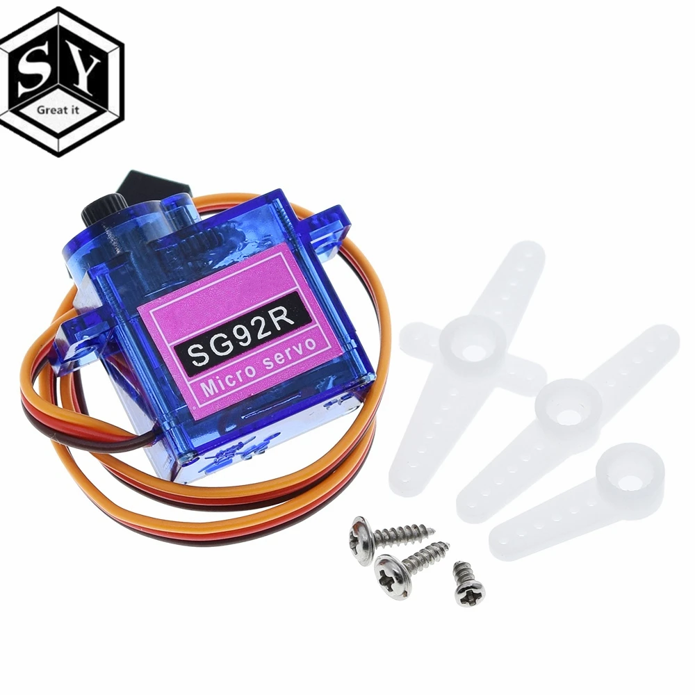 SG92R 2 5 кг Micro 9g сервопривод нейлоновые шестерни из углеродного волокна замена SG90