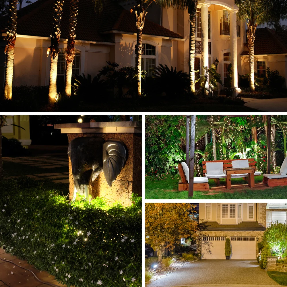 Mobestech 10pcs Ground Spike Lawn Lamp Plug Corrosion Resistant Landscape Lighting | Дом и сад