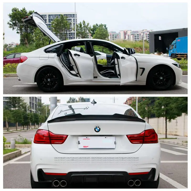 

UBYUWANT High Quality Carbon Fiber Exterior Rear Spoiler For BMW F36 4 Series 4-DR 428i 435i 2 Dr 2013-2019 PSM Style