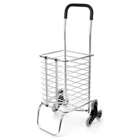 6 wheels shopping carts trolley aluminium foldable luggage trolleys carts folding portable