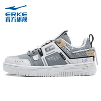 kirin hongxing erke sports shoes mens 2021 autumn winter new splicing mens shoes leisure thick soled shoes skateboarding shoes