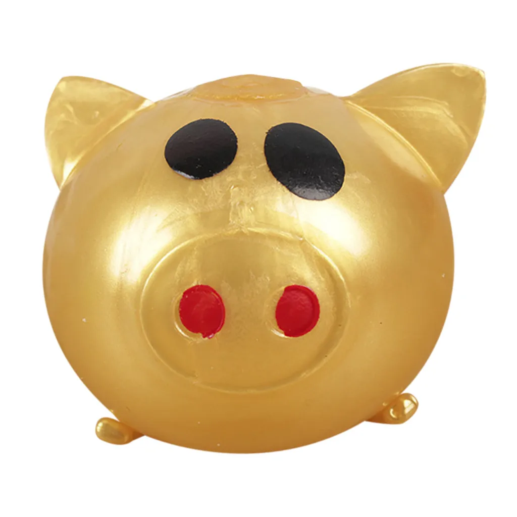 1 шт. Jello Pig милый Антистресс мяч свинка воды вентиляционная игрушка липкая свинья
