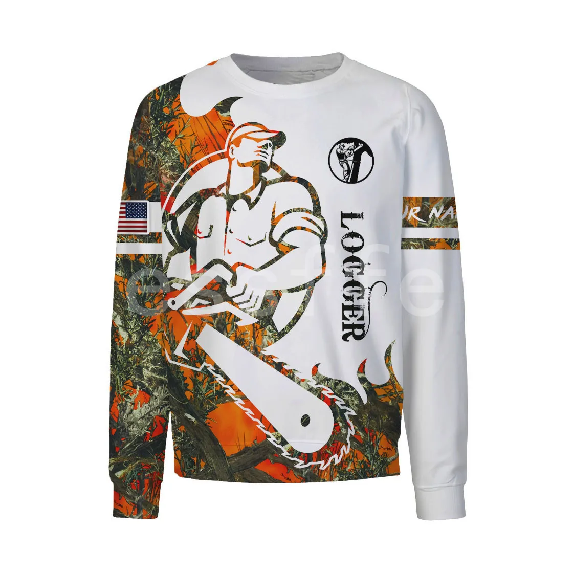 Новый модный мужской свитшот с капюшоном и 3D-принтом на молнии - купить по