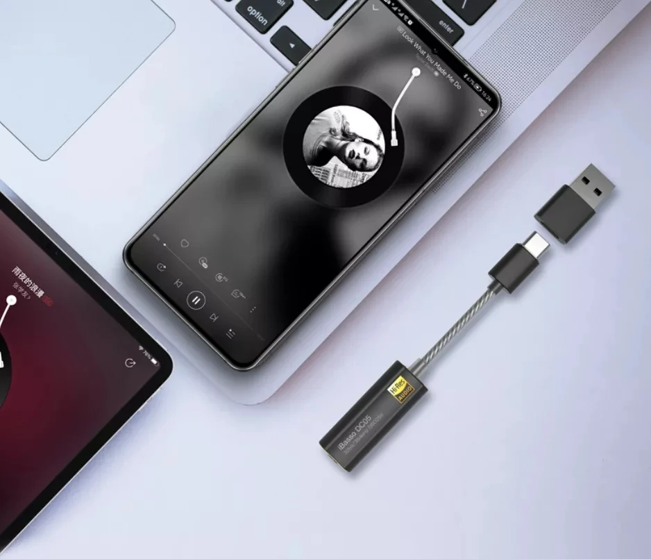 Декодирующий усилитель iBasso DC05 с USB Type C на 3 5 мм для телефонов Android гарнитура без