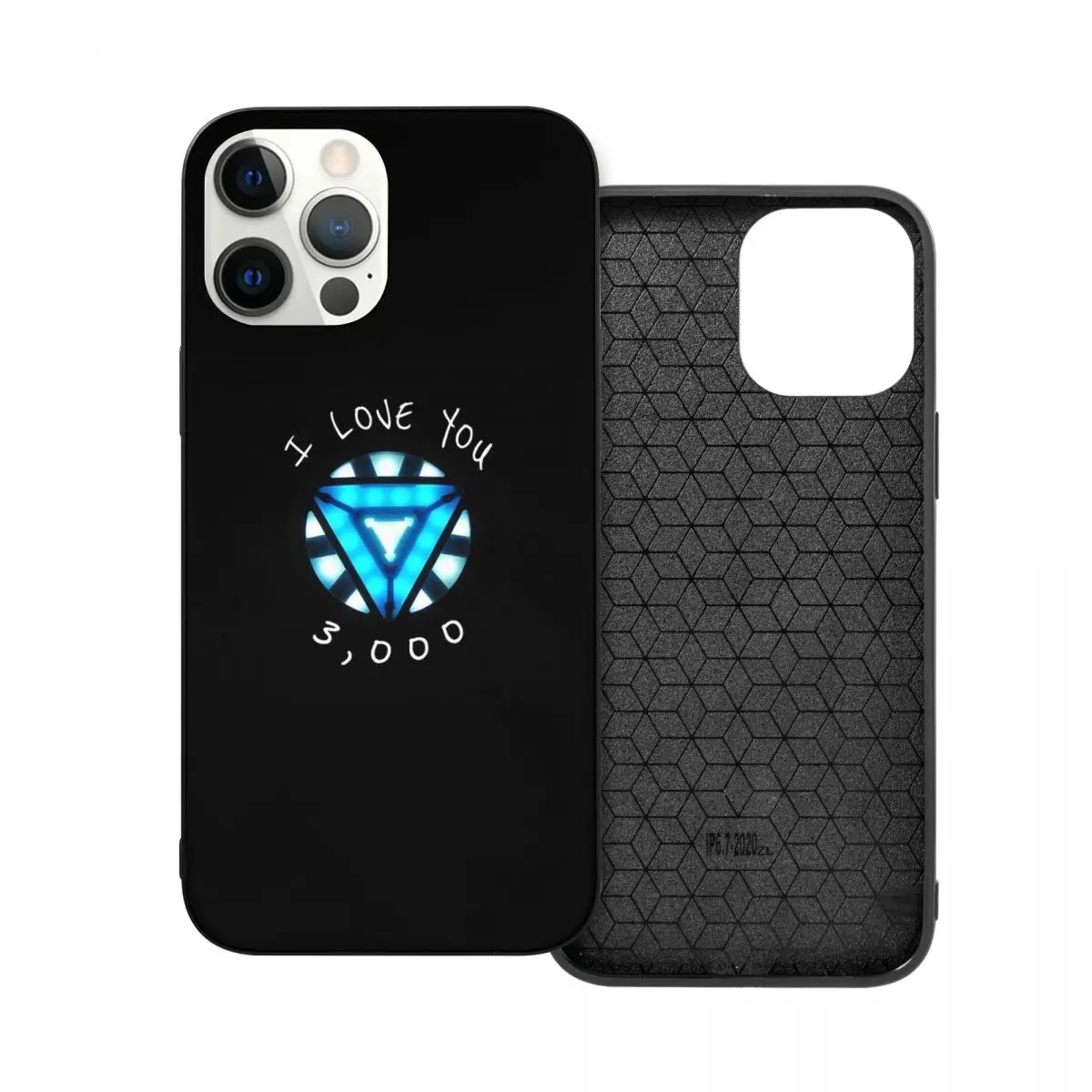 Дуговой реактор I Love You 3 000 PC Glass TPU чехол для телефона iPhone 13 12 11 Pro Max Mini | Мобильные