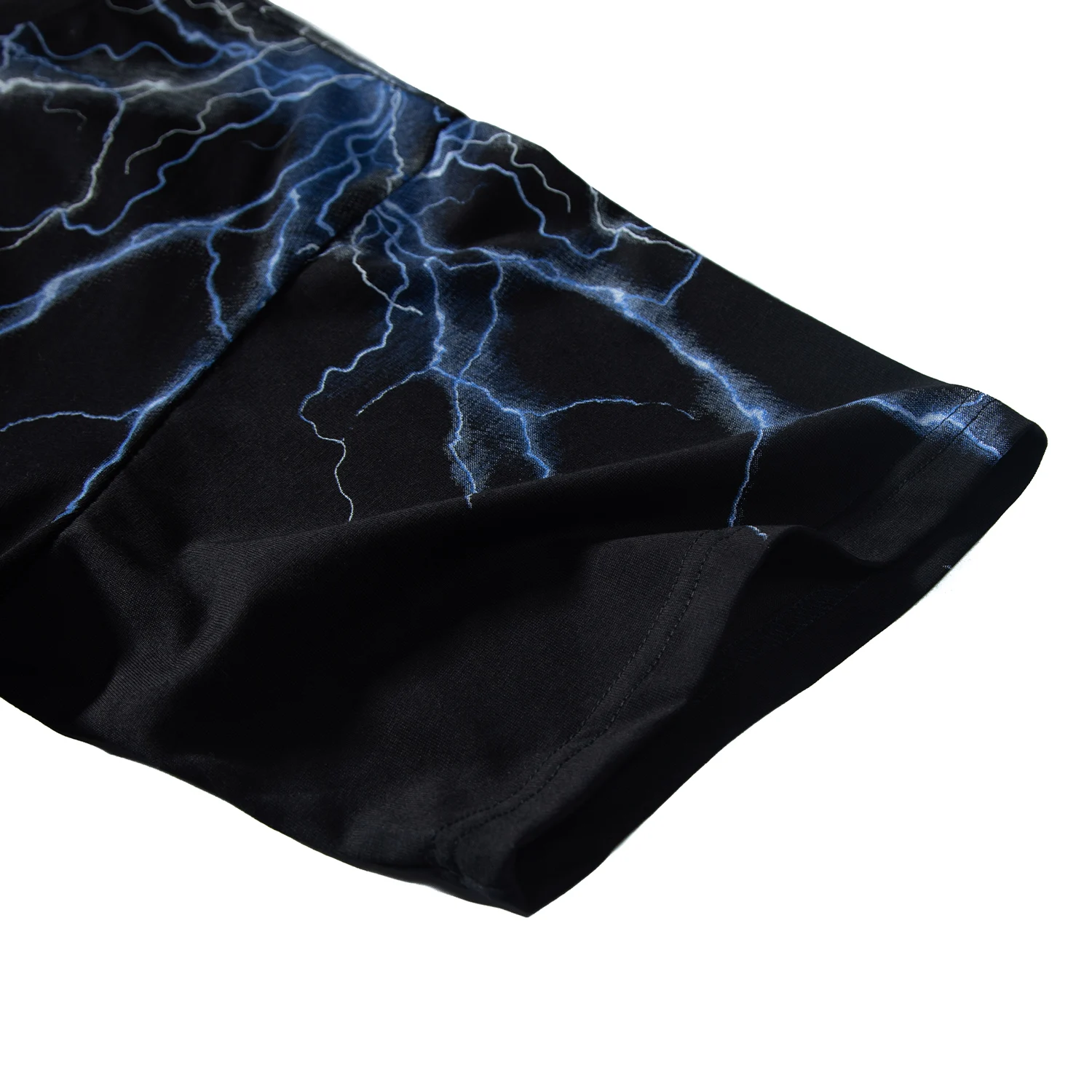 Женская летняя хлопковая футболка с коротким рукавом и принтом молнии | Мужская