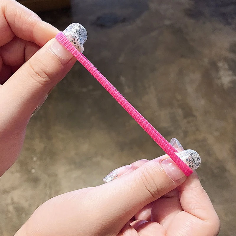 

100pcs/Set Girls Colorful Nylon Small Elastic Hair Bands Children Ponytail Holder Rubber Bands Headband Kids Hair Accessories