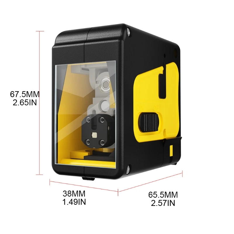 

Self-Leveling Level with Vertical and Horizontal for Construction ,Picture Hanging, Magnetic Rotating