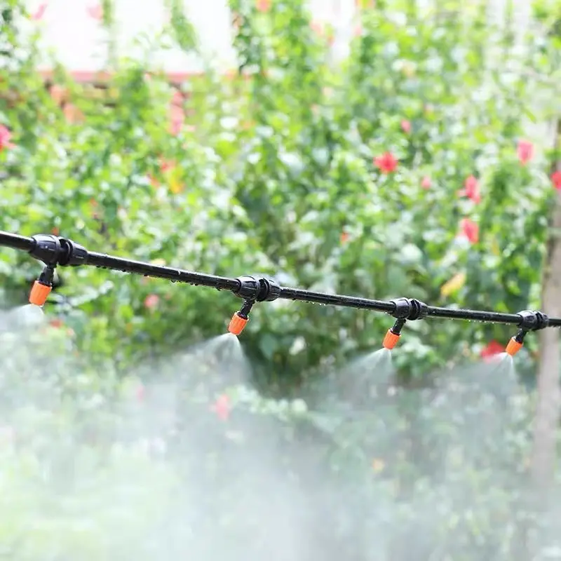 

5M-10M Automatic Garden Watering System Kits Self Garden Irrigation Watering Kits Micro Drip Mist Spray Cooling System G399