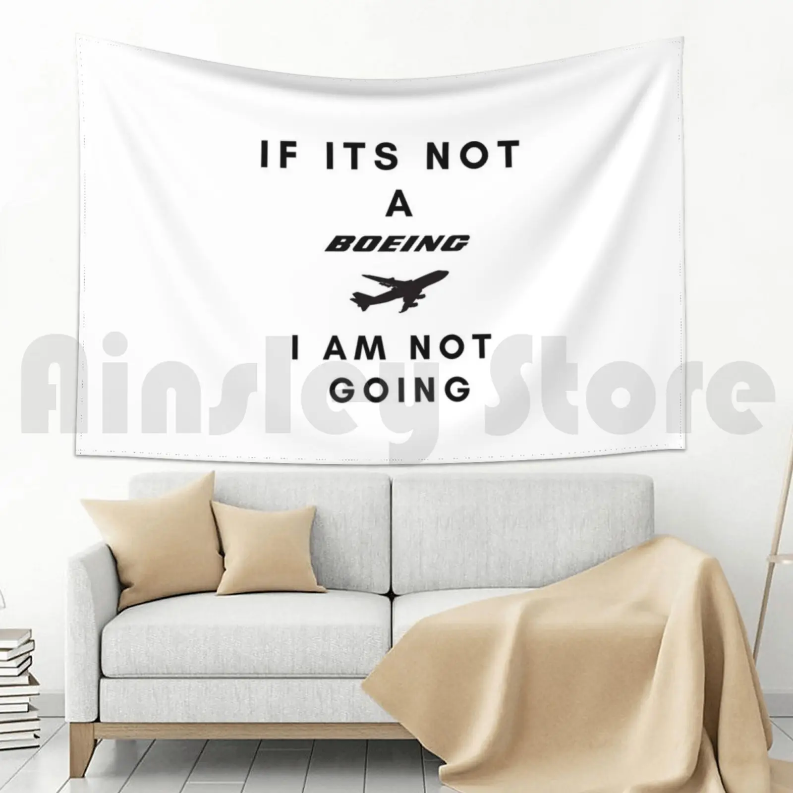 Если это не Боинг я собираюсь гобелен в гостиную спальню авиафанаты Боинга Avgeeks 747