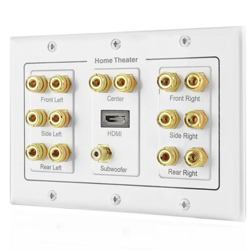7 1 настенная панель динамика с разъемом RCA HDMI o для домашнего кинотеатра |