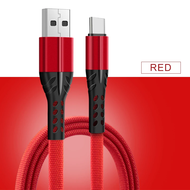 10 1 м 2 м usb type C длинный зарядный кабель для мобильного телефона для samsung Galaxy S9 S8 Быстрая зарядка кабель для передачи данных 3.5A для Xiaomi 8 - Цвет: 10