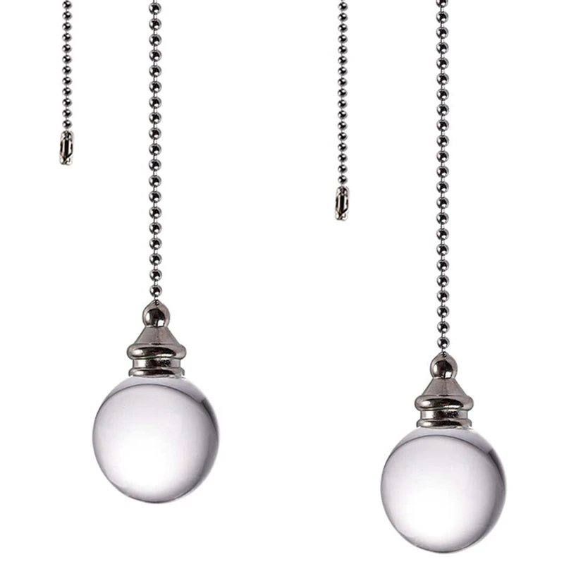 

2 шт прозрачный хрустальный шар вентилятор, застежка-молния, 50 см потолочный вентилятор тянет набор с разъемом HDMI потолочный вентилятор тян...