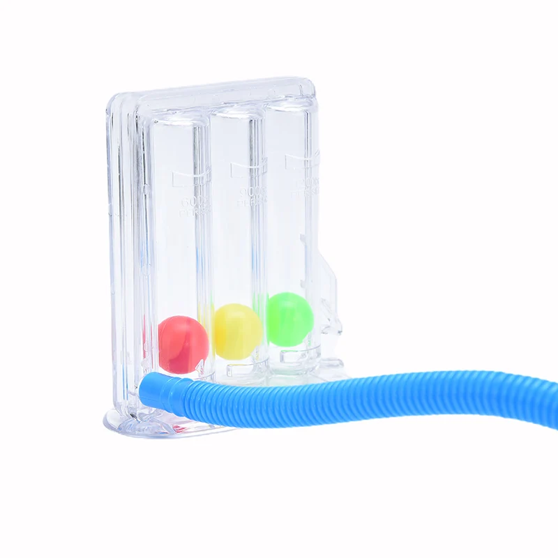 

1 Pc Breathing Exerciser 3 Balls Lung Function Improvement Trainer Respiratory Spirometry Breath Measurement System