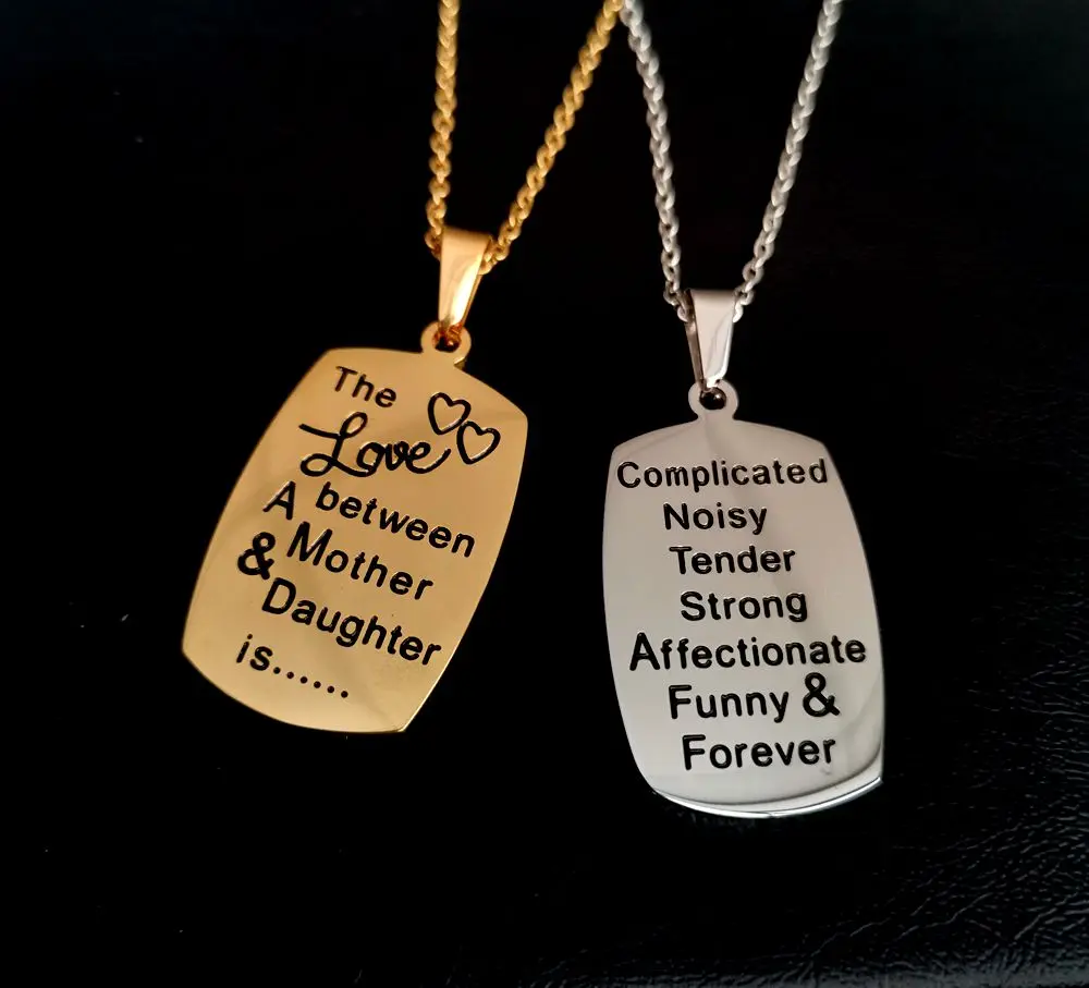 

2021 womens neck chain for women chains pendants gold mothers gift trinket Metal mama stainless steel Wholesale lots Necklaces