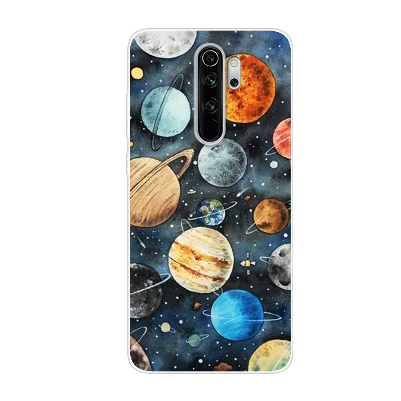 Чехол для Xiaomi Redmi Note 8 Pro роскошная Мягкая силиконовая задняя крышка из ТПУ Note8 8Pro