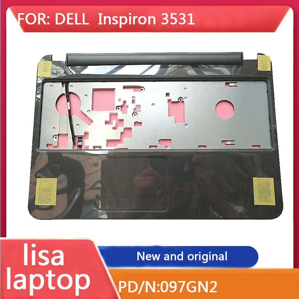 

Новый оригинальный чехол для Dell Inspiron 15 3531, верхняя крышка сенсорной панели, Упор для рук, верхний чехол 97GN2 097GN2 AP16D000200