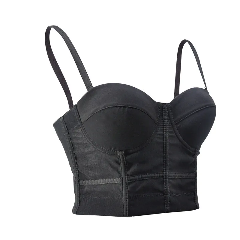 Готический корсет пикантные Модные корсеты и бюстье для женщин черные без
