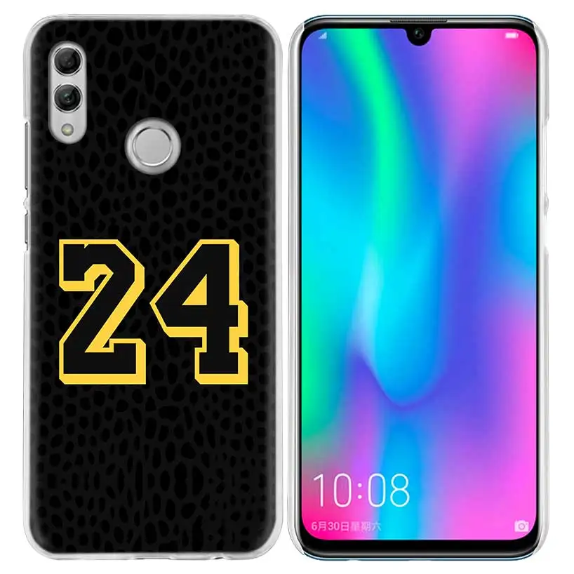 02 Баскетбол 23 24 номер чехол для huawei Honor 8X Y9 20 9 10 Lite Play 8C 8A Pro V20 20i Y6 Y7 Y5 жесткий чехол из ПК для телефона Casos - Цвет: 02