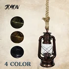 Ретро-подвесные лампы на керосиновой веревке E27 85-265 в 220 В, Подвесная лампа Lamparas De Techo Colgante Modern, винтажный подвесной светильник