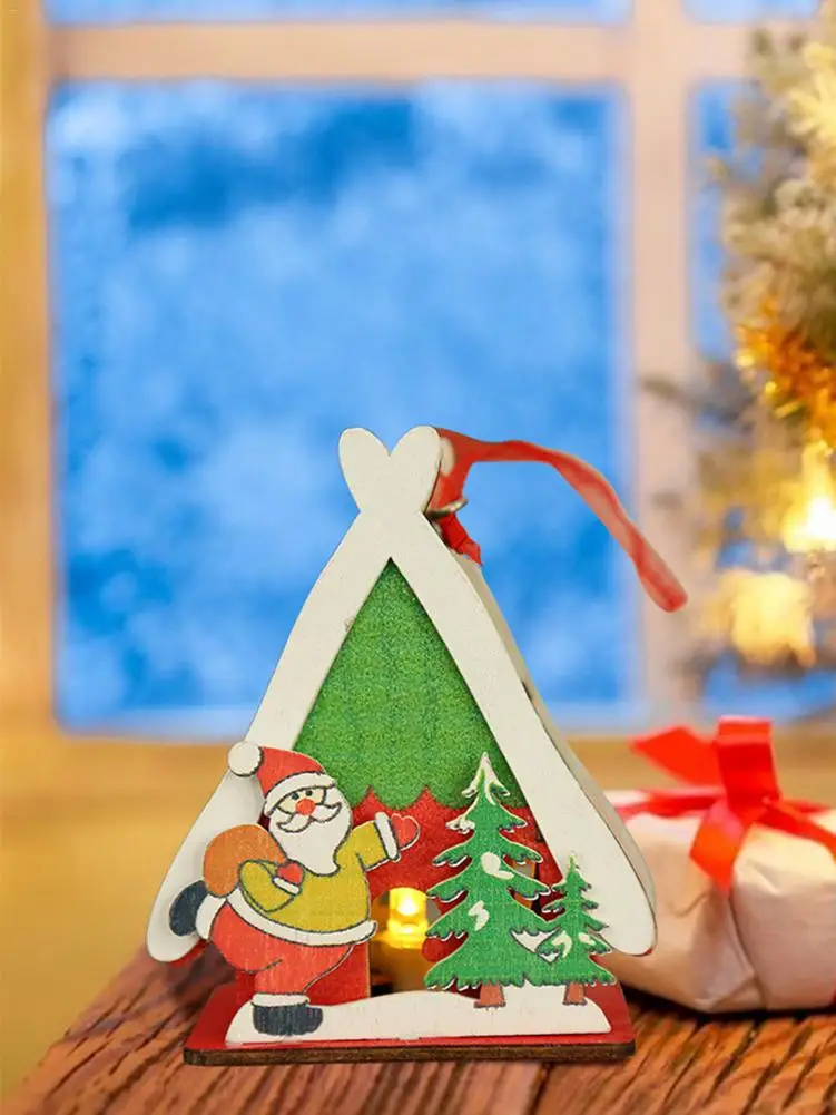 

Рождественский деревянный деревенский дом, деревенский дом, здание светодиодный Ной подсветкой, светящееся украшение с хорошим качеством ...