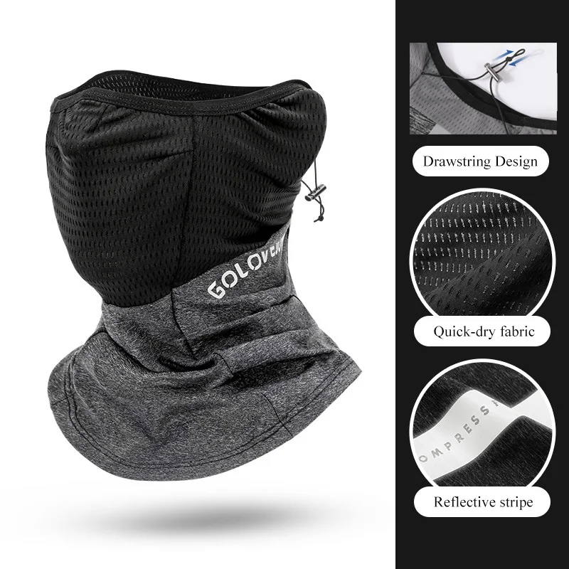 Летний головной убор Бандана на шнурке Балаклава маска для лица Открытый тюрбан