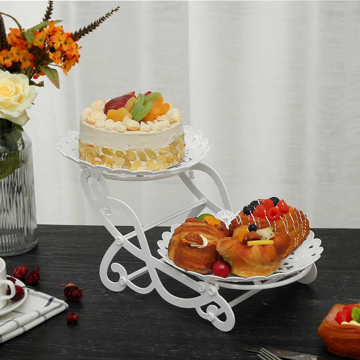 Подставка для торта 2/3 уровня свадебные тарелки послеобеденного чая вечерние