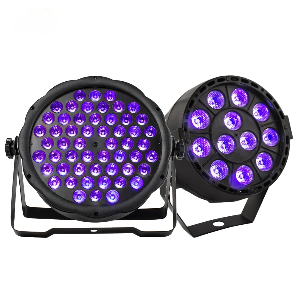 

1PCS Led Par Light 54x3W DJ Par Ultraviolet Wash Disco Light 12x3W UV Mini Led Plastic Party Event Stage Effect Dance Home