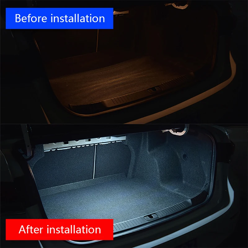 CARCTR автомобильная лампа для чтения светодиодная интерьерная USB перезаряжаемая