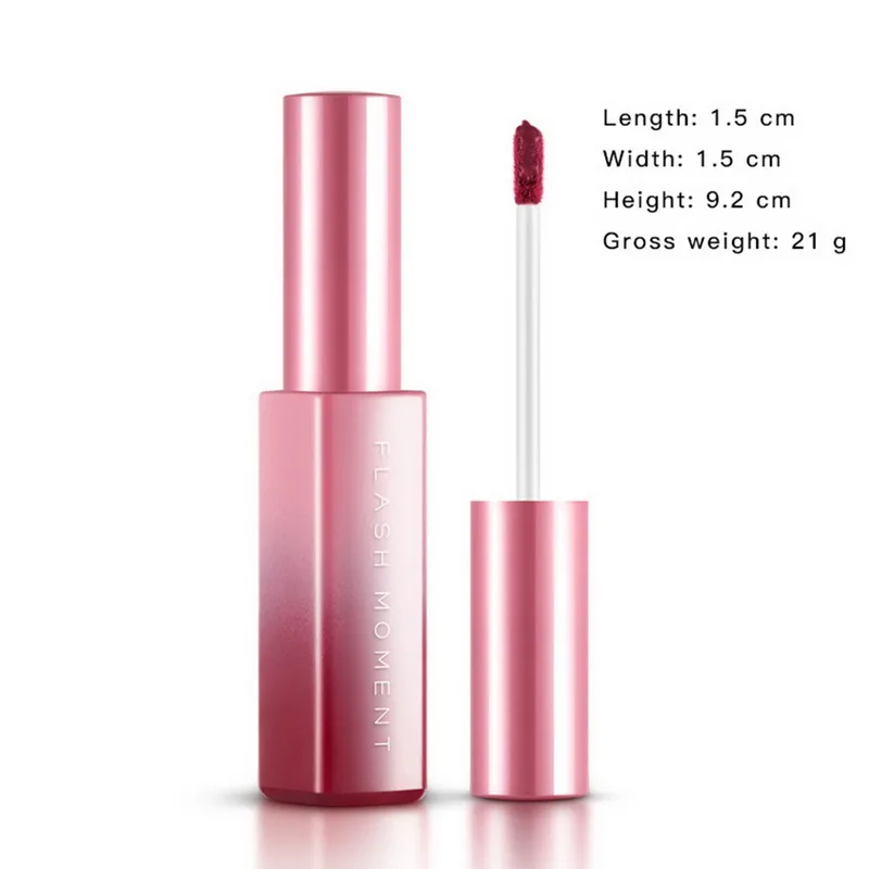 Блестящее антипригарное зеркало для губ 3D глазурь увлажняющий макияж