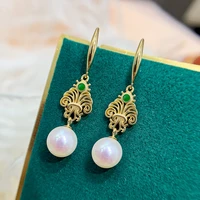 classic beauty pearl earrings fittings women diy earrings componentsnot including pearl