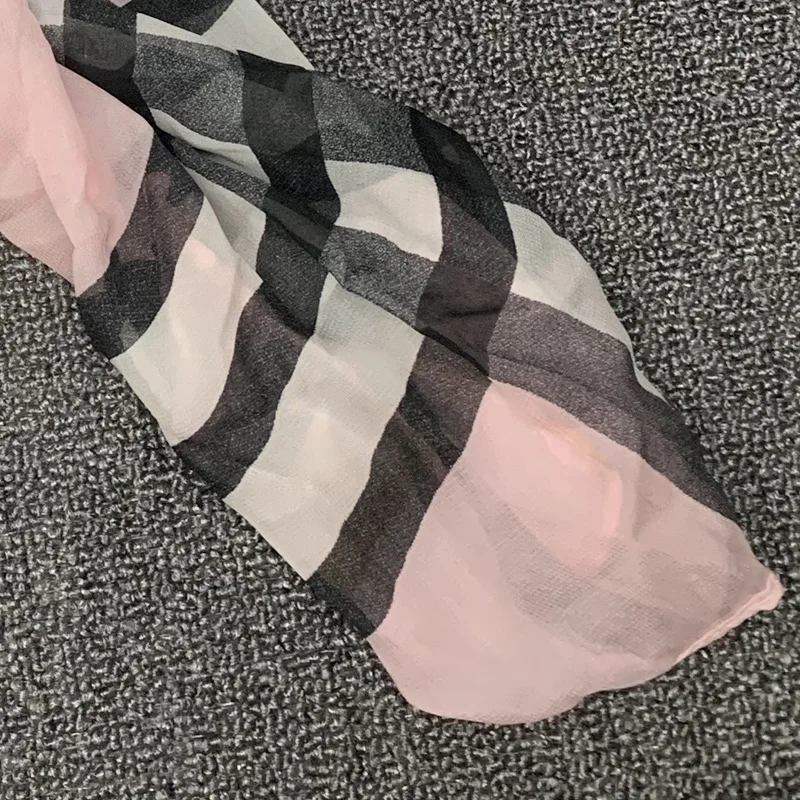 

women scarf spring print stars chiffon scarfs female fashion stylish solid shawls polyester scarves