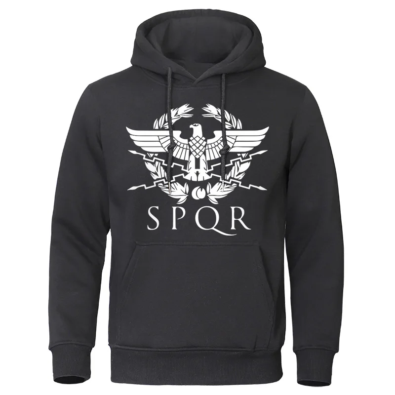 Spqr Римский спортивный костюм-Гладиатор Императорский осенний мужской модный худи Повседневный стиль толстовки Harajuku пуловер уличная орла Топы